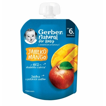 GERBER Natural Mus jabłko.mango. 80g