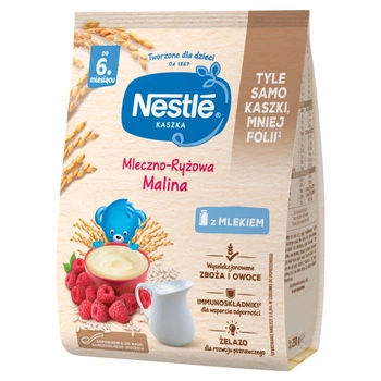 Nestle Kaszka mleczno-ryżowa malina 230 g